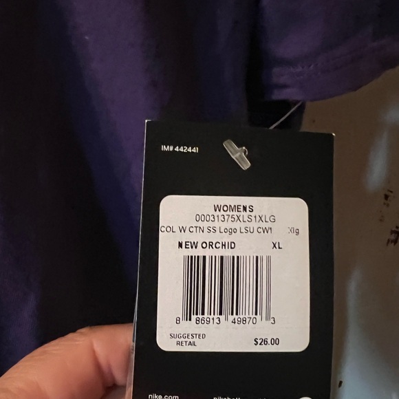 3/$12 Women's LSU the nike tee extra large purple - Picture 8 of 10